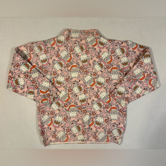 Welaken pink Santa Claus print holiday Christmas sweater size medium NWT - Picture 6 of 6